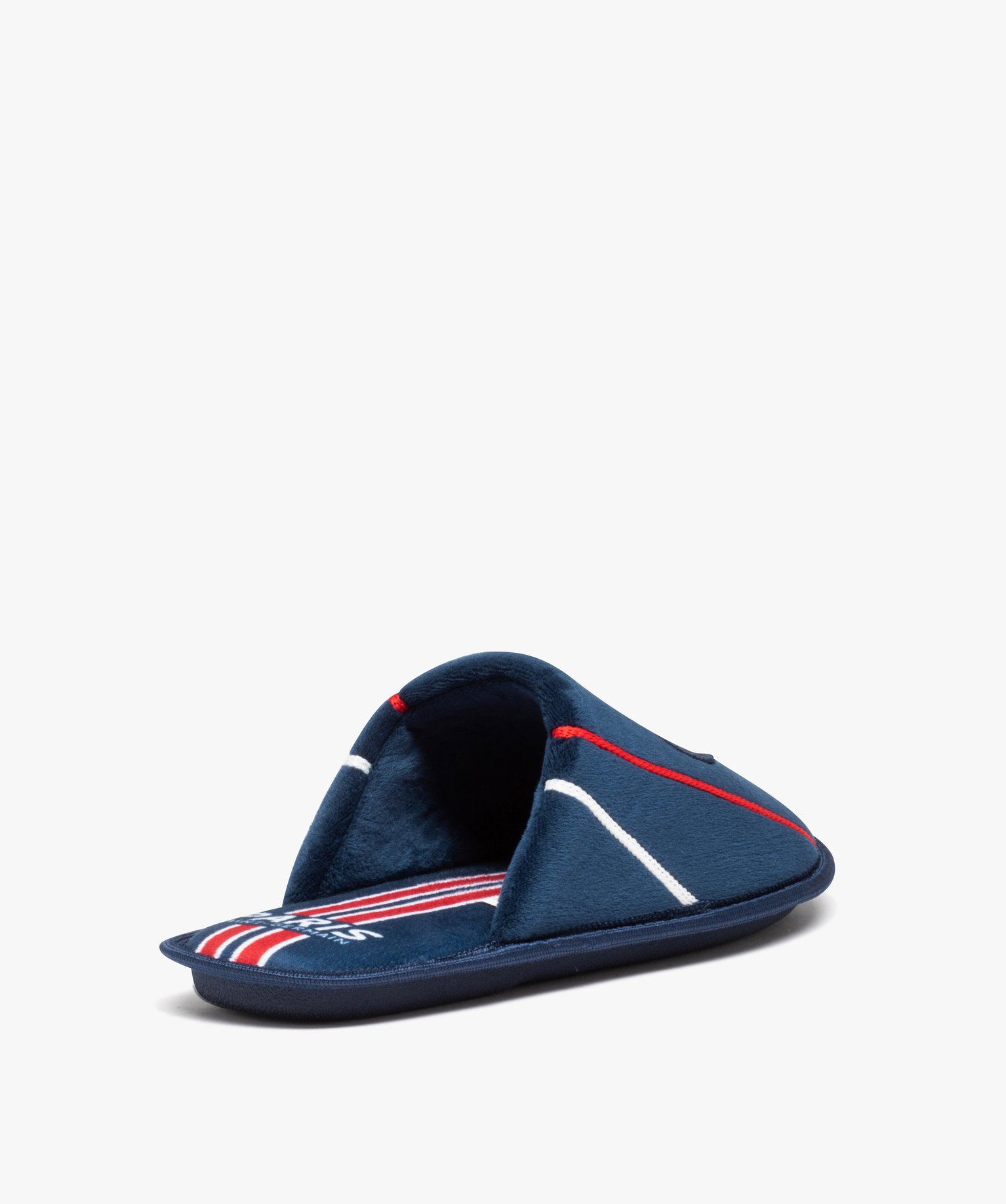 Chaussons homme en velours imprimés foot - Paris Saint Germain bleu | GEMO