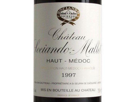 Château Sociando-Mallet Rouge 1997 Bordeaux Haut-Médoc