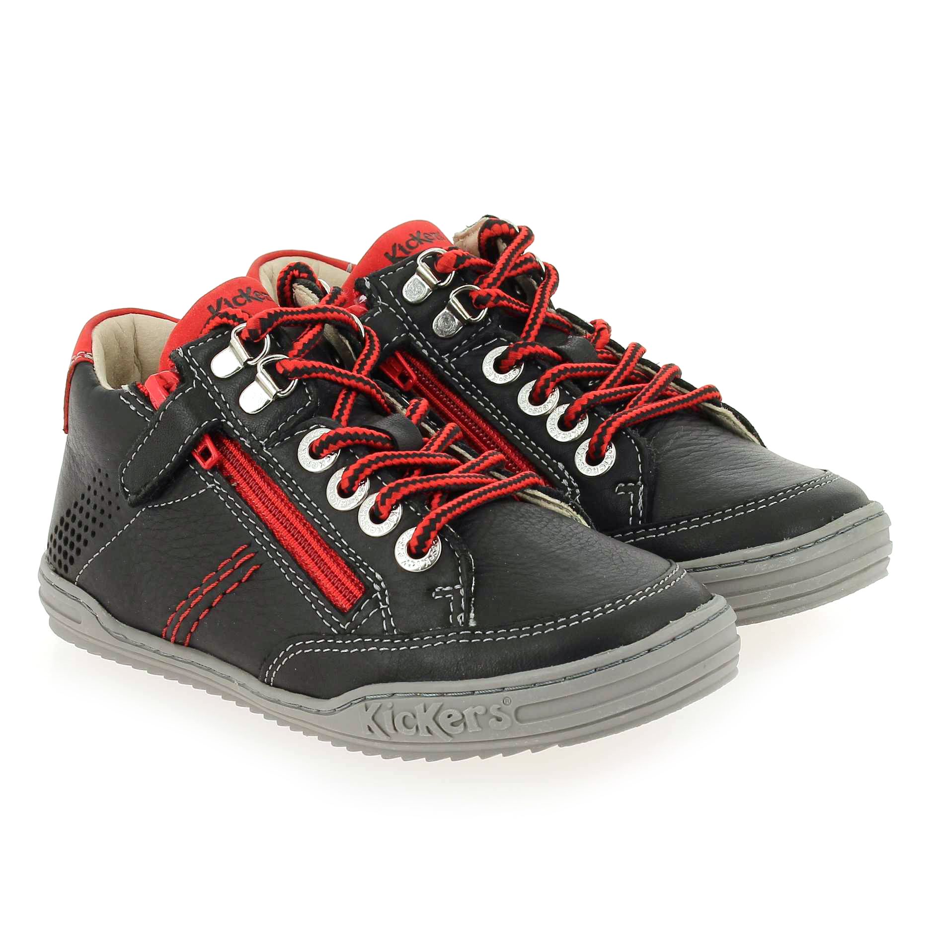 Kickers  JOULA - Noir Rouge