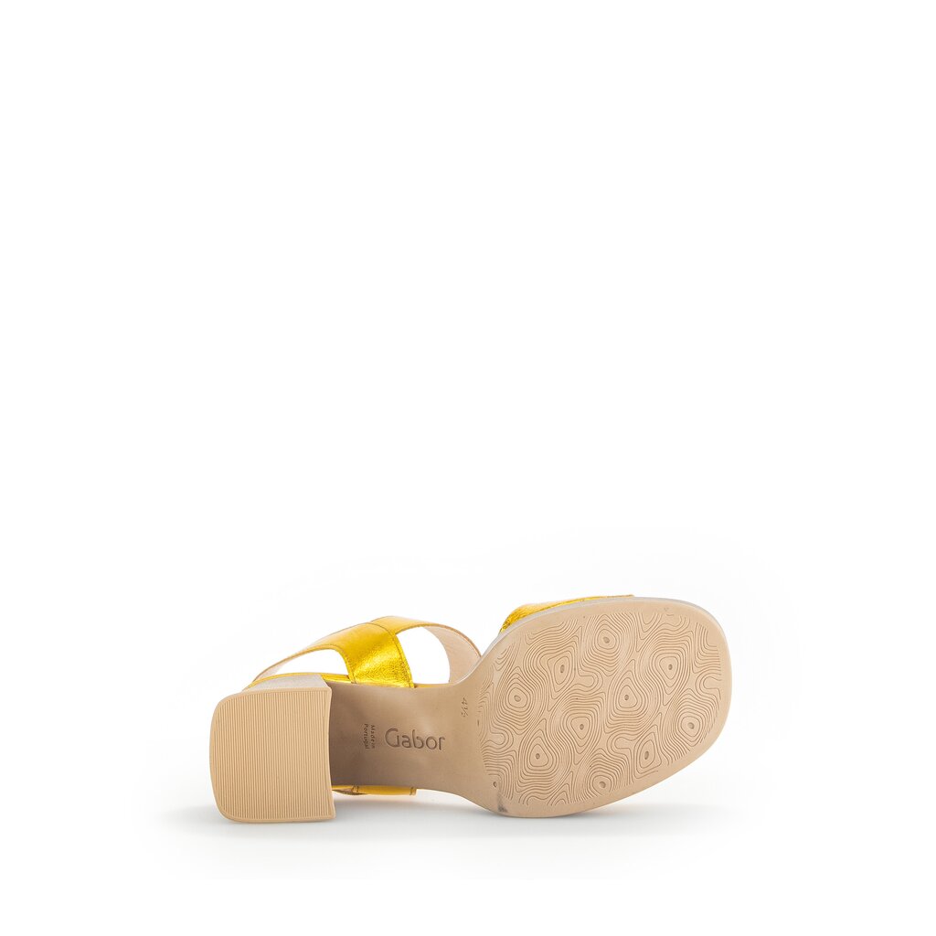 Gabor fashion Plateau Sandale gelb