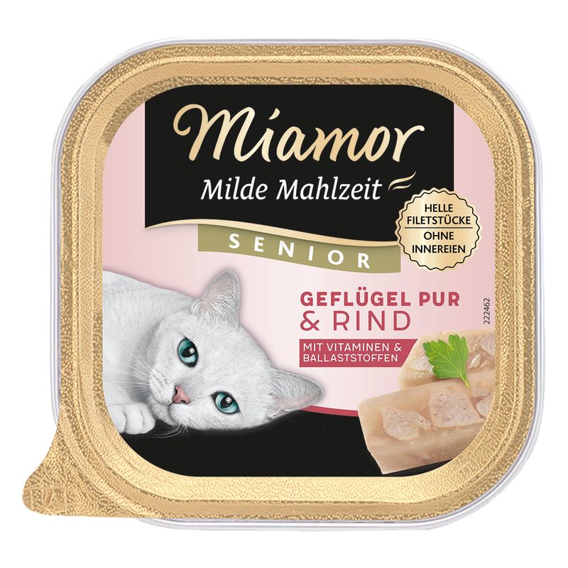 Miamor Milde Mahlzeit Senior 16 x 100 g zu TOP-Preisen | bitiba %