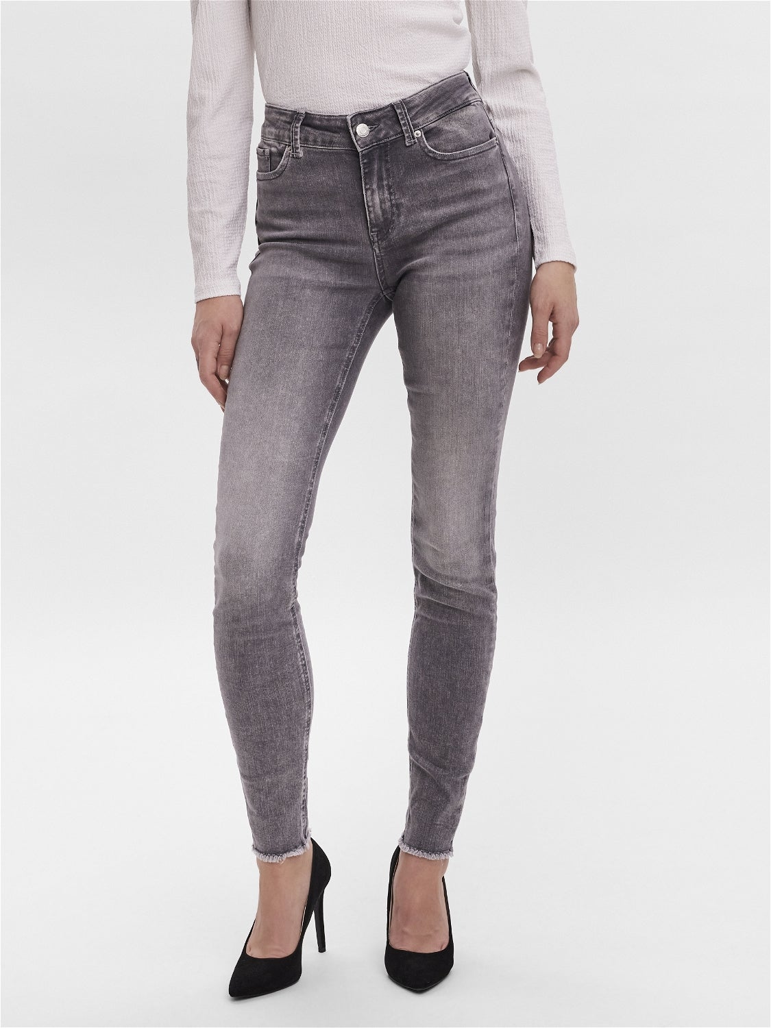 VMPEACH Mid Rise Skinny Fit Jeans