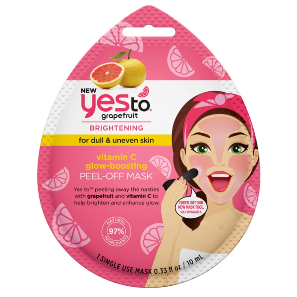 Yes To Masque peel off à usage unique coup d'éclat Masque visage