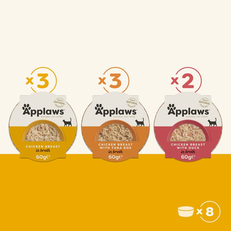 Probierpaket Applaws Cat Pot 8 x 60 g zu TOP-Preisen | bitiba %