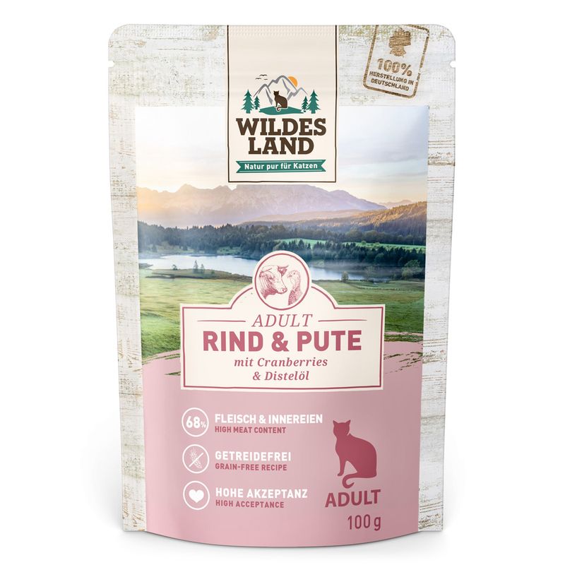Sparpaket Wildes Land Cat 24 x 100 g zu TOP-Preisen