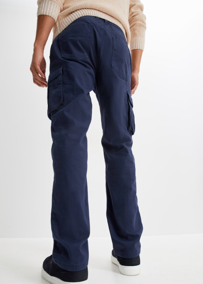 Regular Fit Cargohose m. Komfortschnitt, Straight