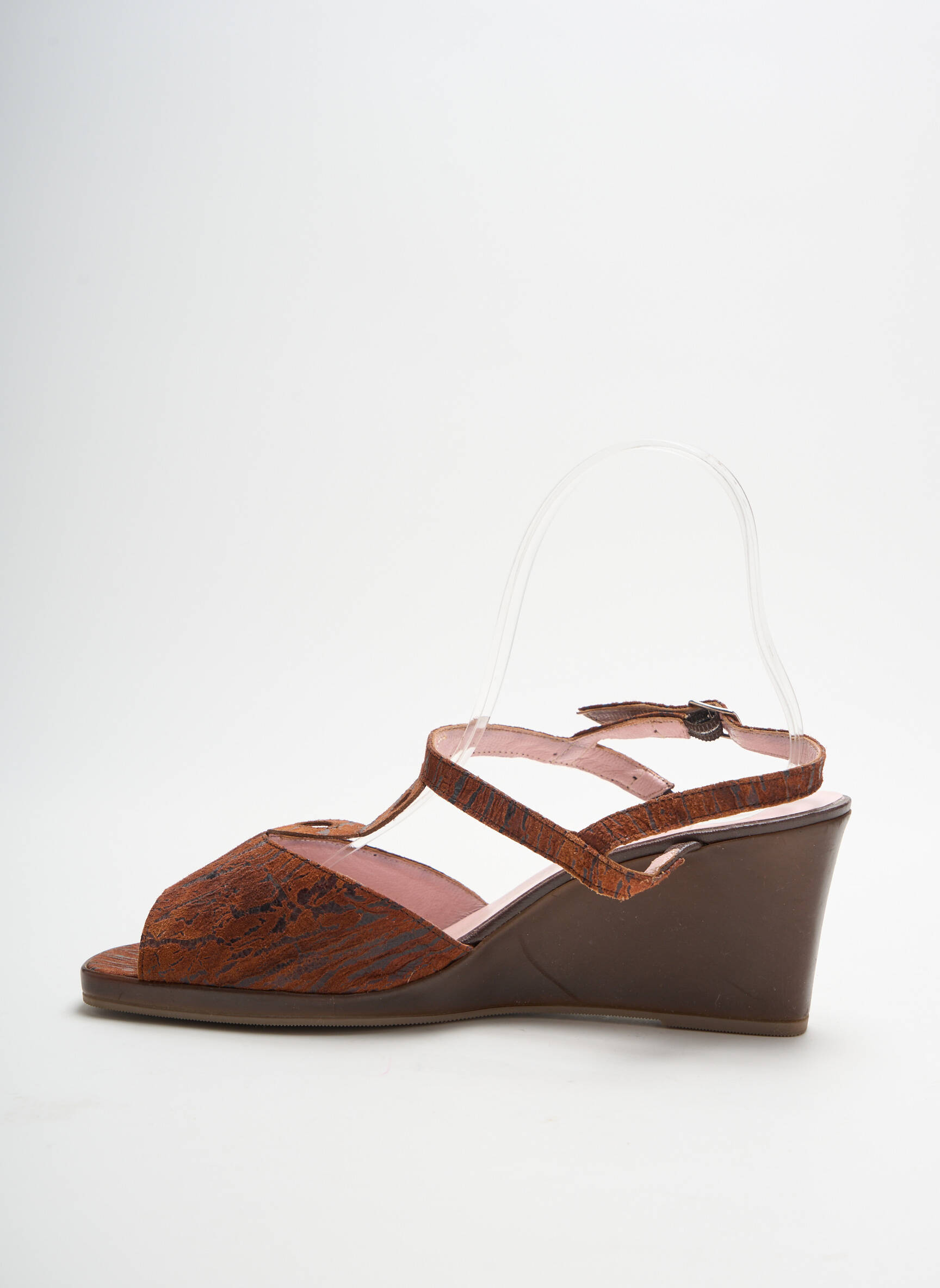 Elantine Sandales Nu Pieds Femme couleur marron