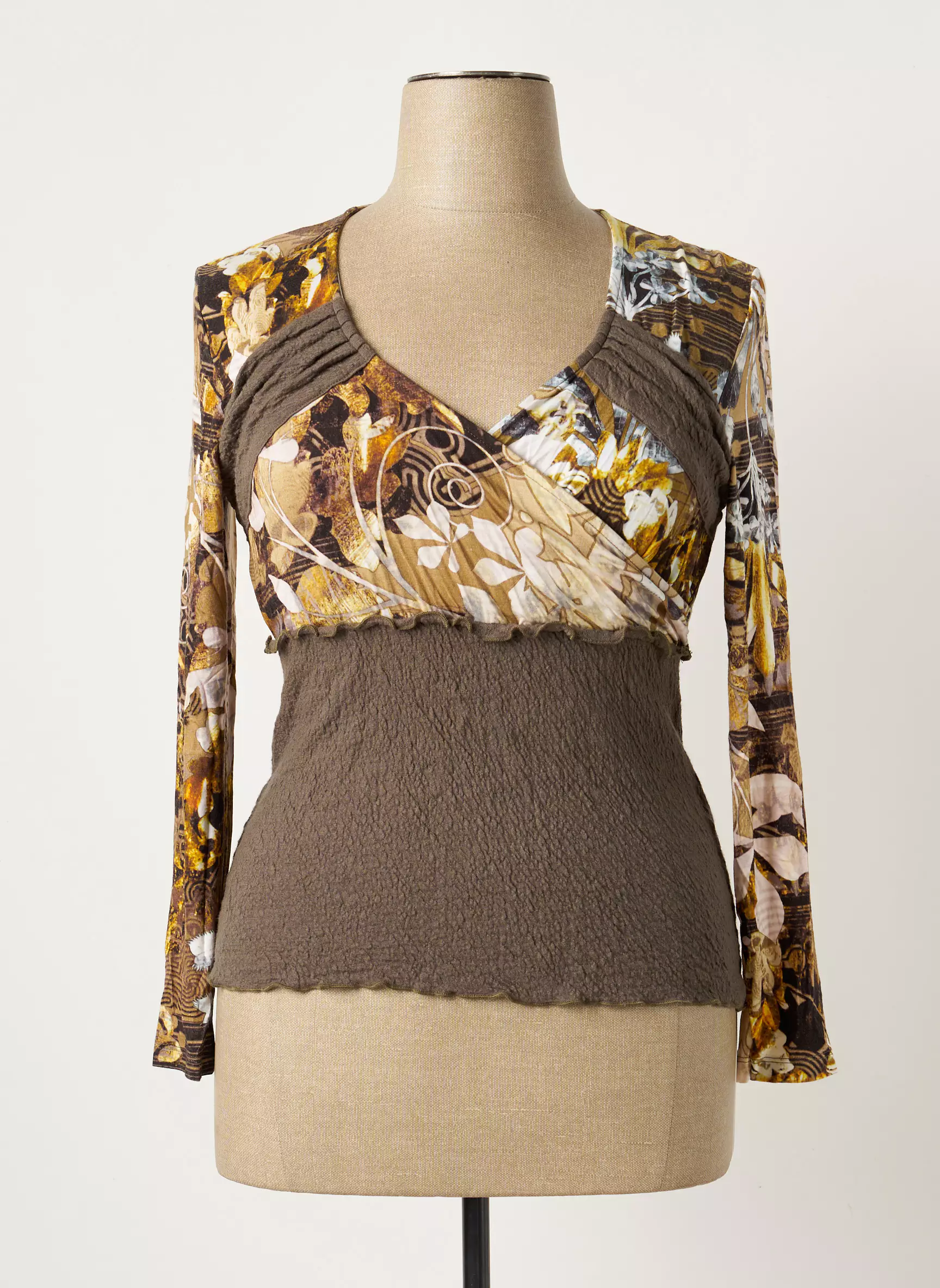 Evalinka Tops Femme couleur gris