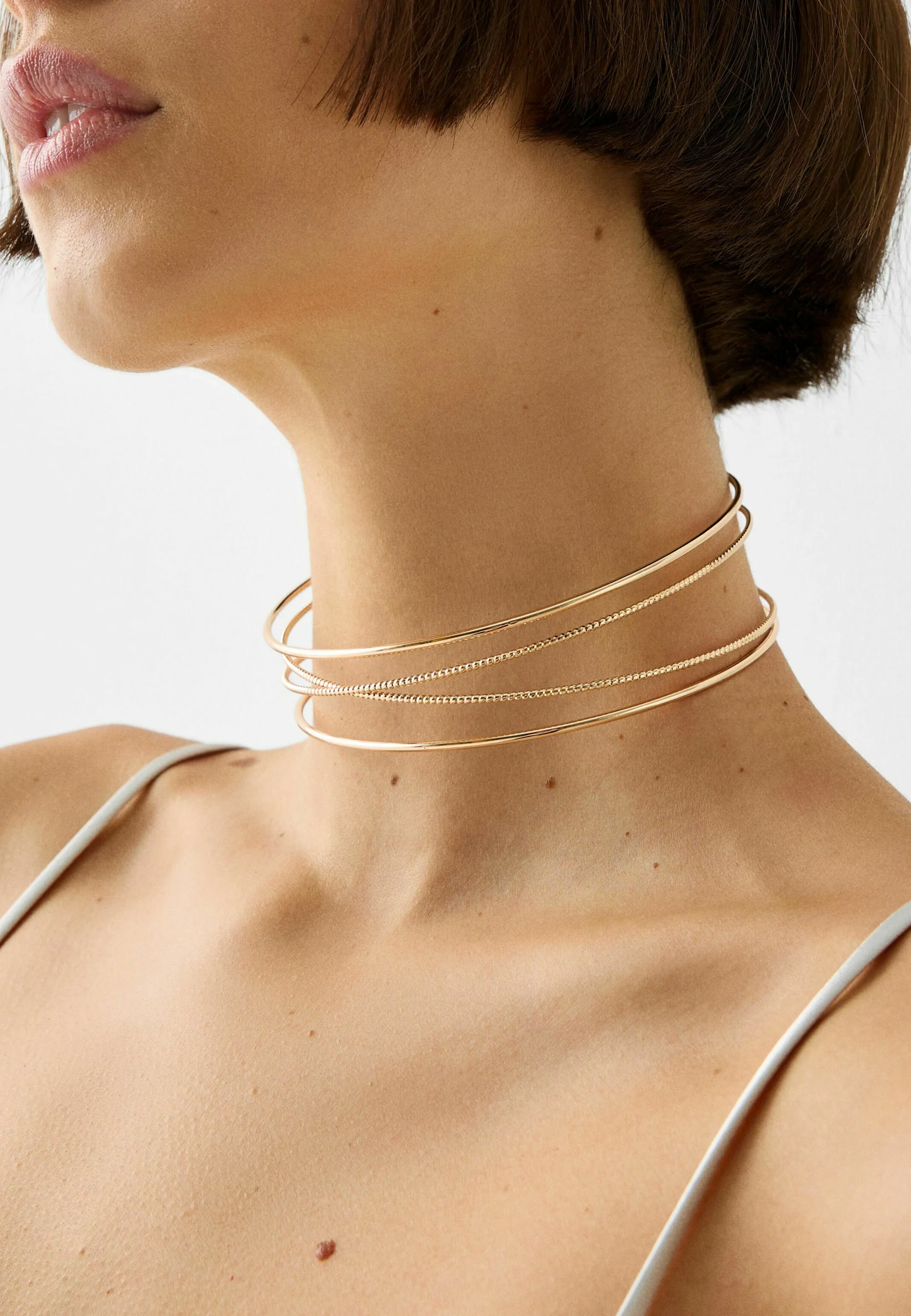 Bershka ENTRELAZADO - GARGANTILLAS - Collar