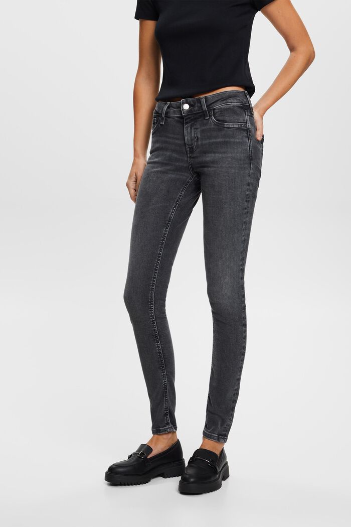 Skinny Jeans mit mittlerer Bundhöhe