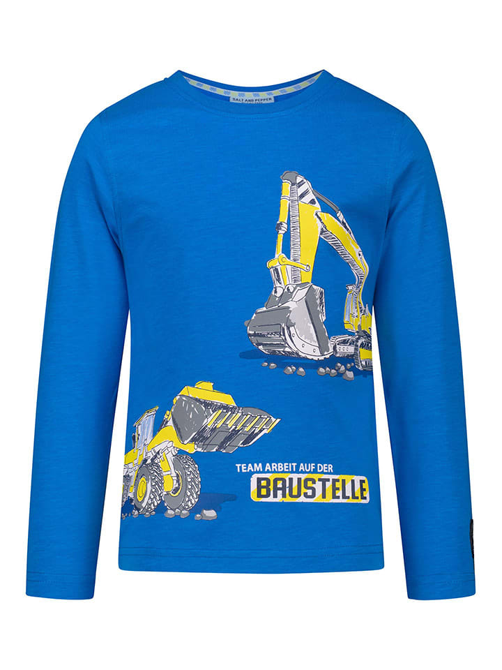 Salt and Pepper Longsleeve in Blau günstig kaufen