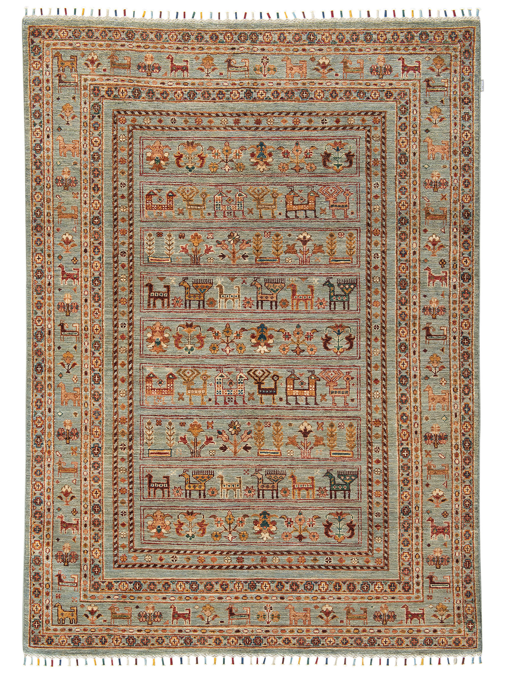 Chobi Schal ca. 152 x 211 cm, Unikat / Einzelstück