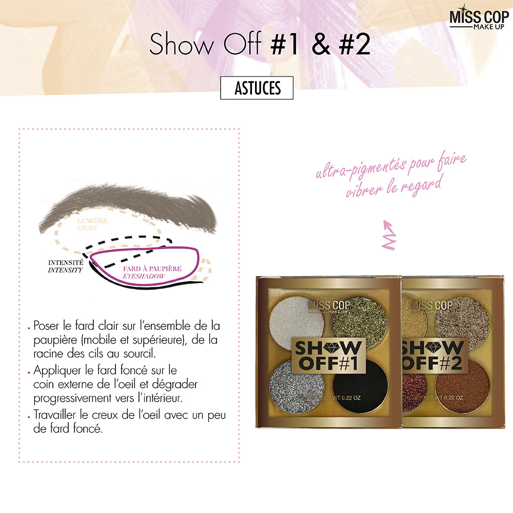 miss cop Show Off Coffret maquillage