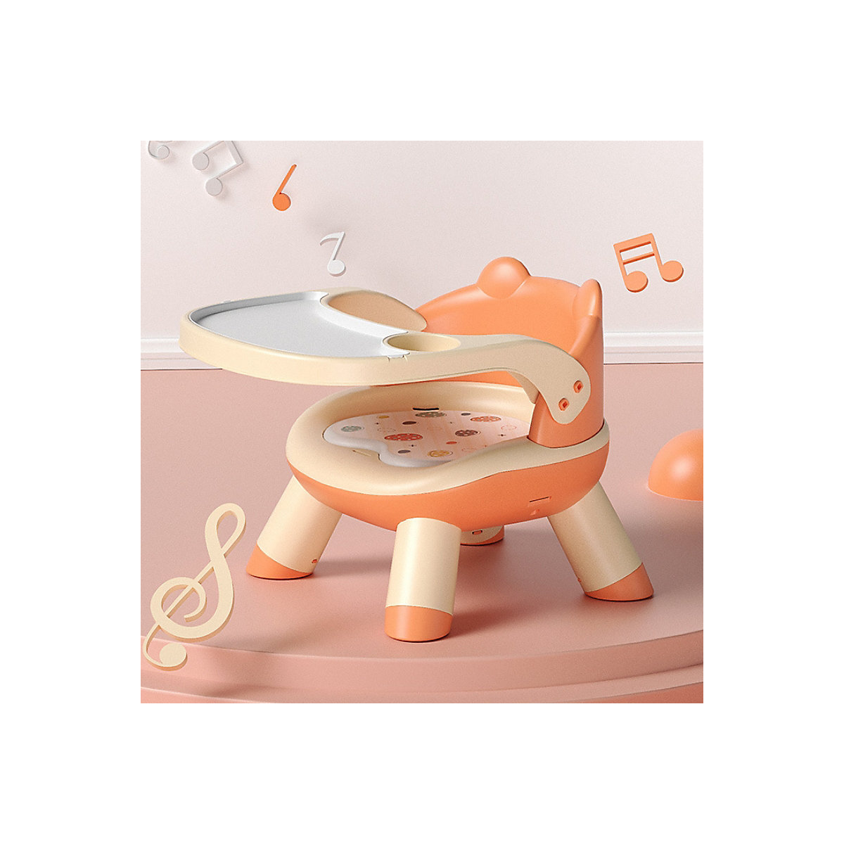 Kinder Esszimmerstuhl multifunktional erhöht werden kann Home Baby Rückenlehne Stuhl Cartoon Hocker