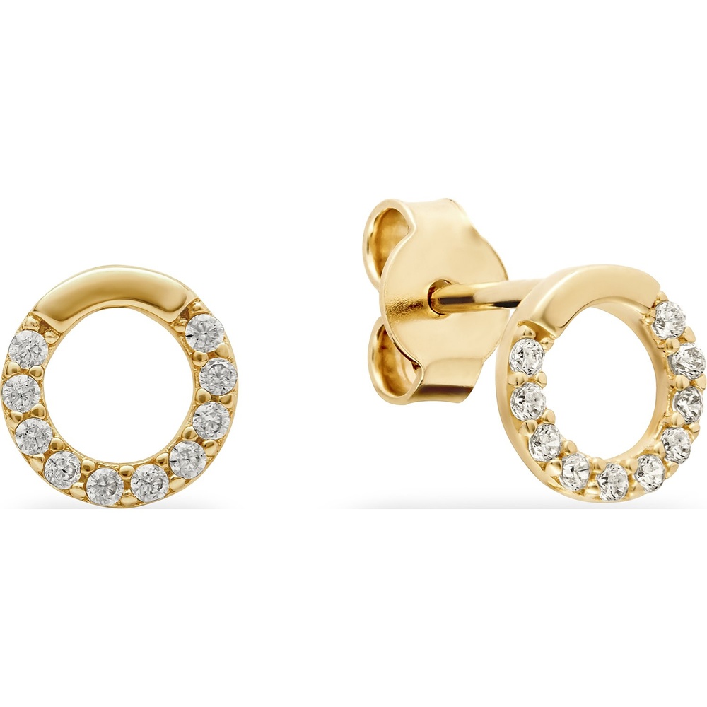 FAVS Boucles d'oreilles à fermoir à poussette 585 Or jaune Boucles d'oreilles