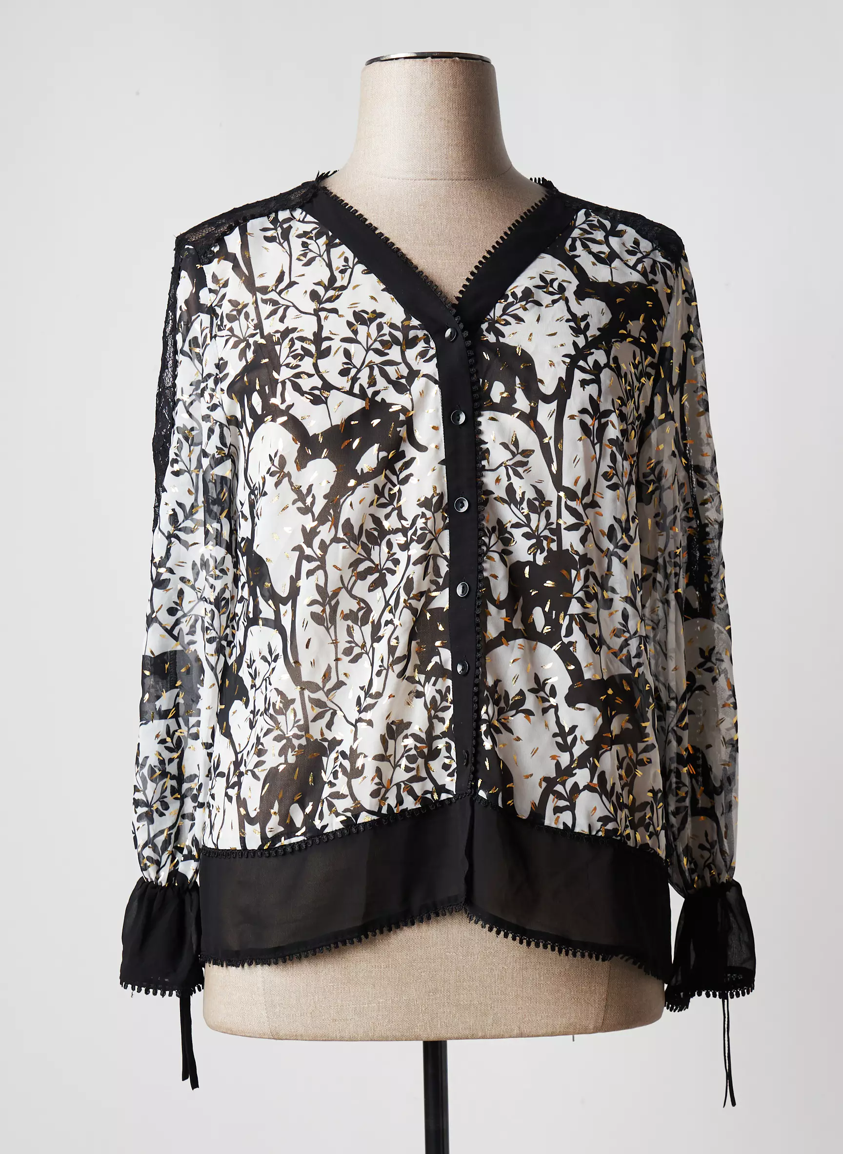 Fred Sabatier Chemisiers Femme couleur noir