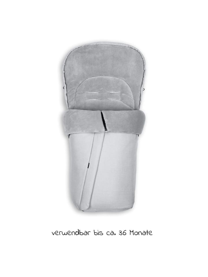 Hauck Winter-Fußsack für Kinderwagen und Buggy Pushchair in grau günstig kaufen onesize