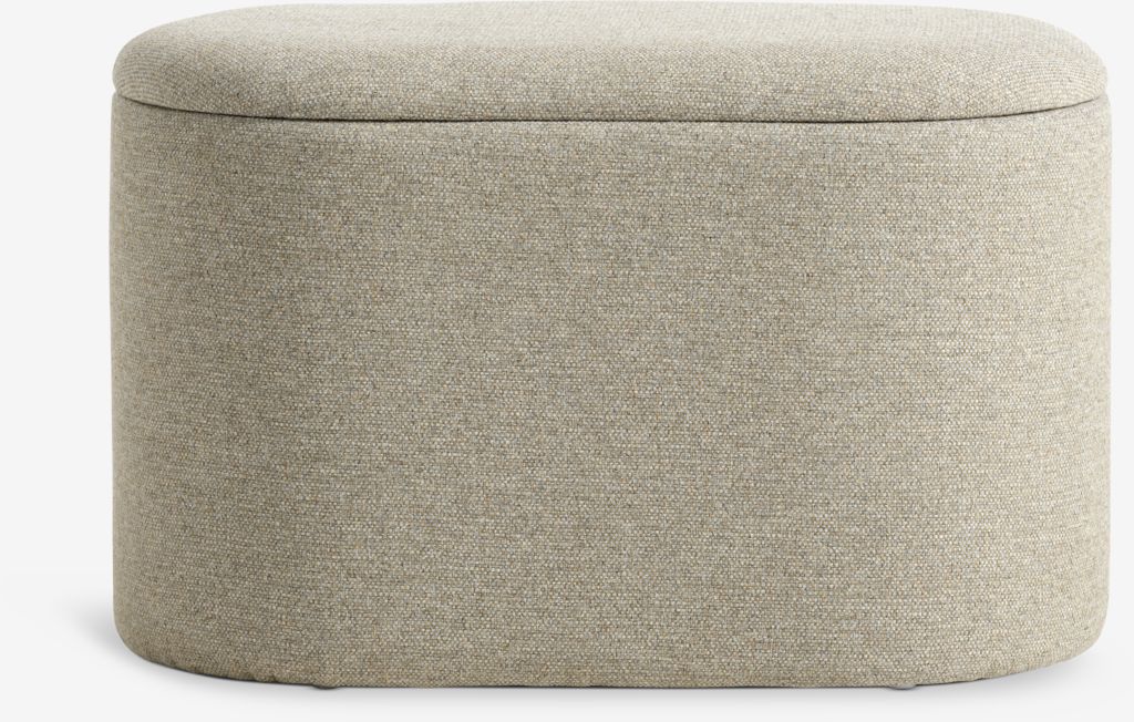 GISLEV GISLEV 65x36 pouf with sand fabric, warehouse type