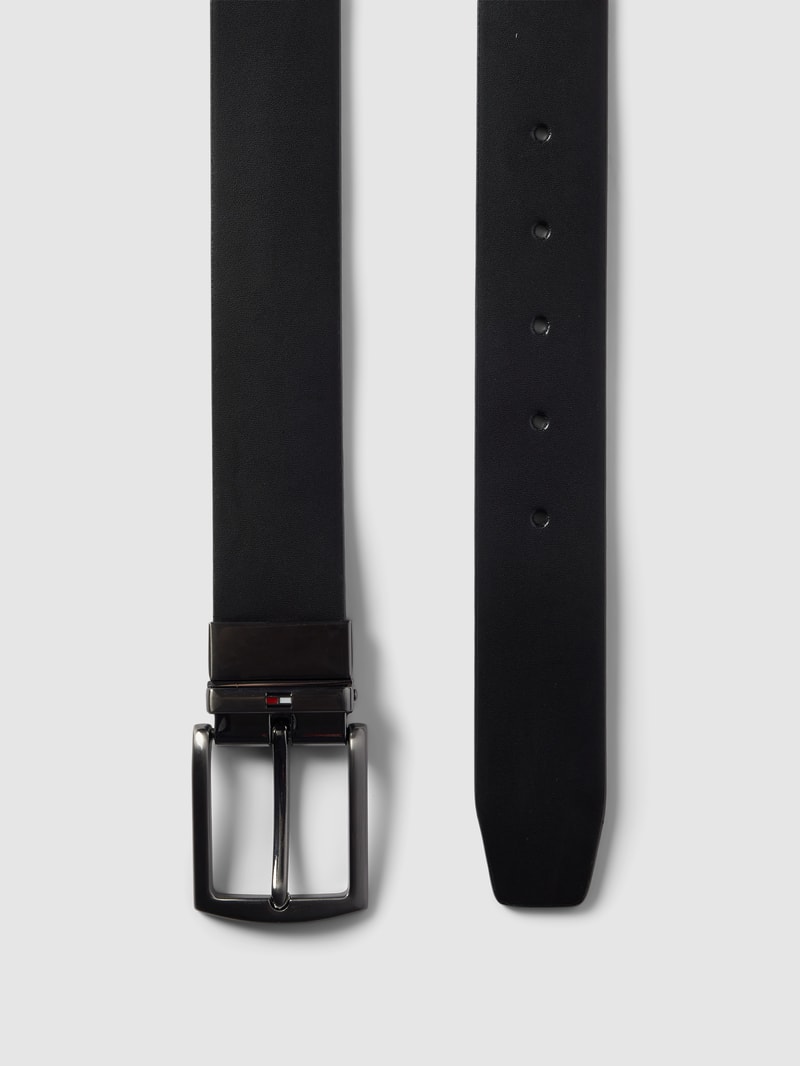 Gürtel mit Label-Details in schwarz