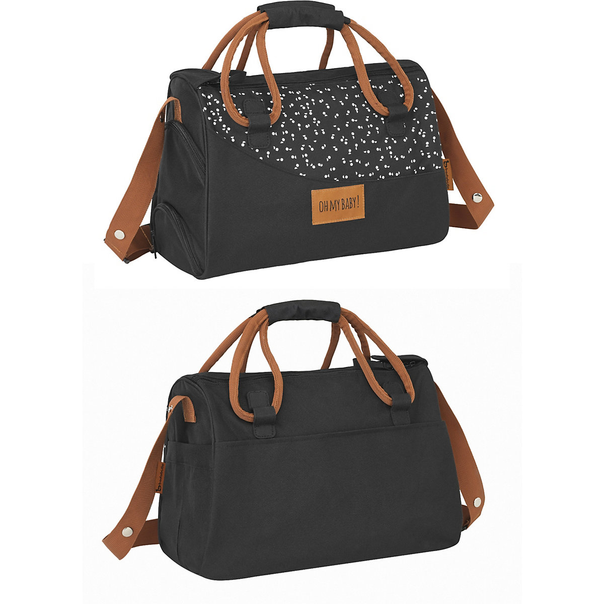 Wickeltasche Pocketstyle, schwarz
