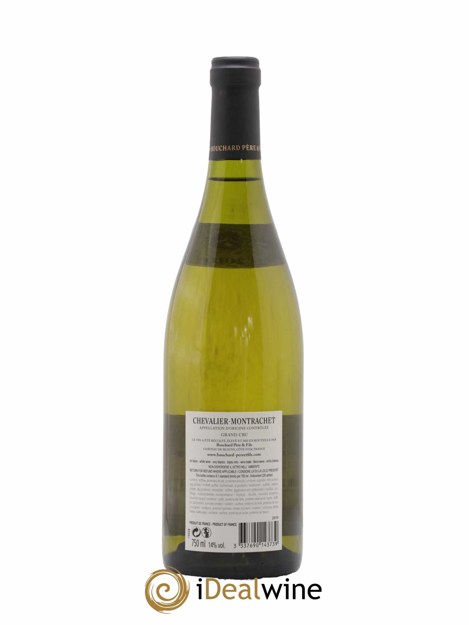 Chevalier-Montrachet Grand Cru La Cabotte Bouchard Père & Fils  2010 - Lot de 1 Bouteille