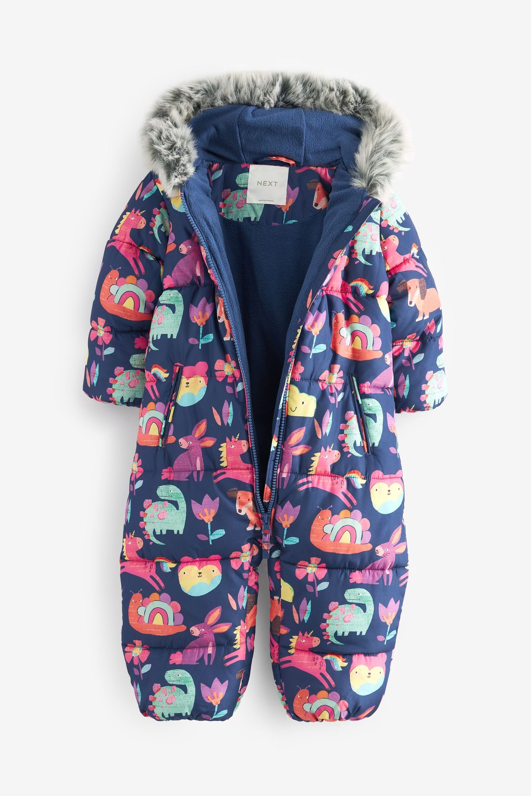 Next Schneeoverall Wasserabweisender Schneeanzug mit Figurenmotiv (1-tlg)
