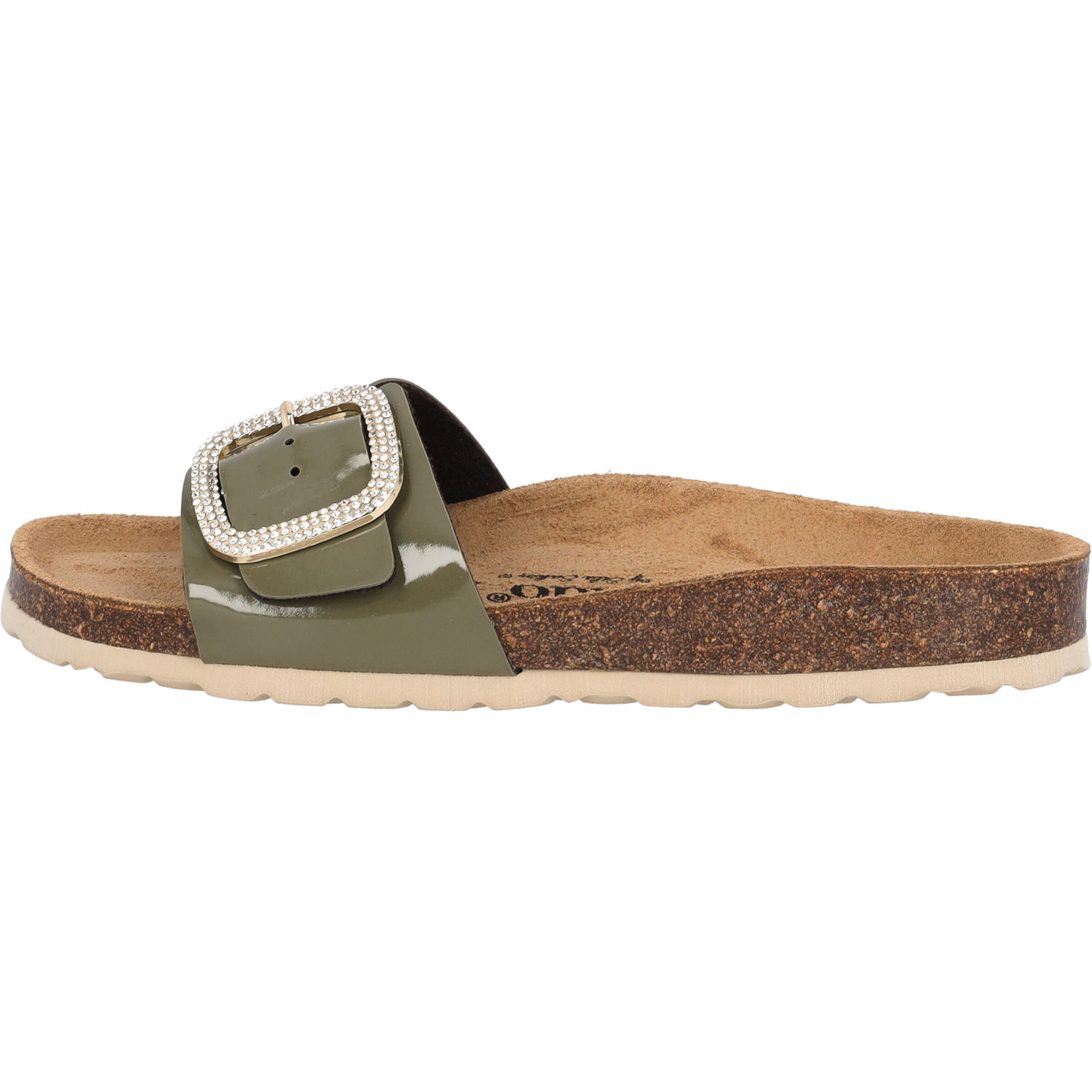 Palado Malta BX by Sila Sahin, Pantoletten, Damen, Khaki Lack