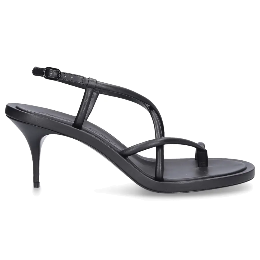 Alexander McQueen - Sandalen STRAPPY Kalbsleder - schwarz