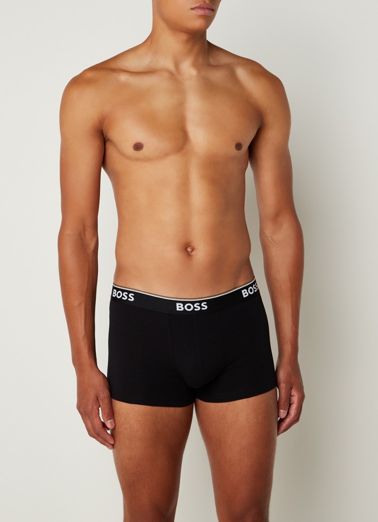 Lot de 3 boxers HUGO BOSS avec ceinture logotée