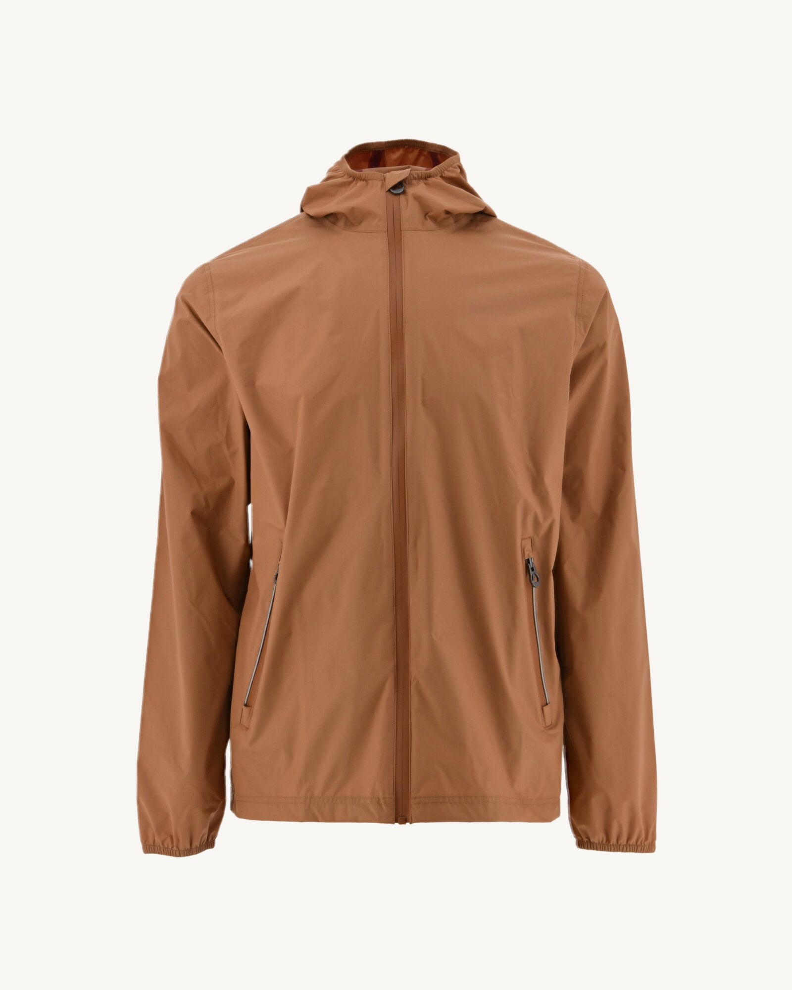 Imperméable à capuche paquetable Camel Manille