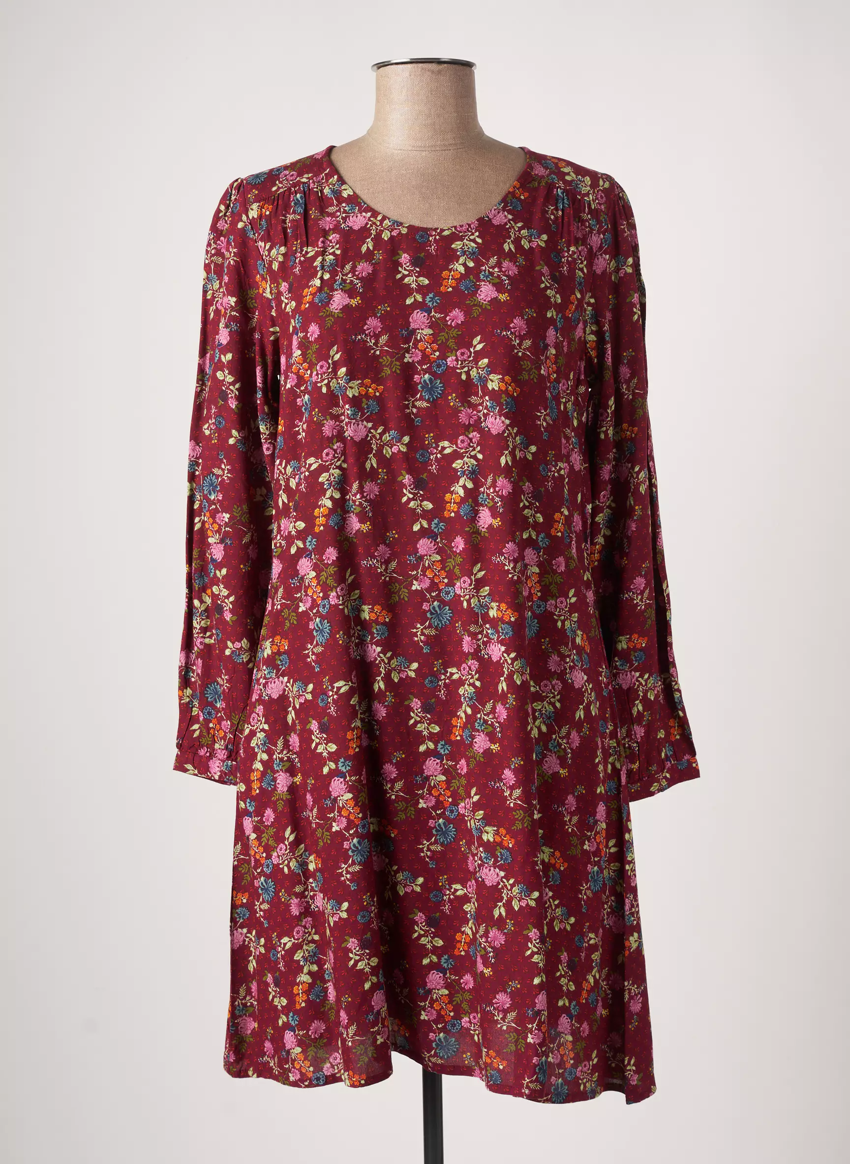 Agathe   Louise Robes Mi Longues Femme couleur rouge