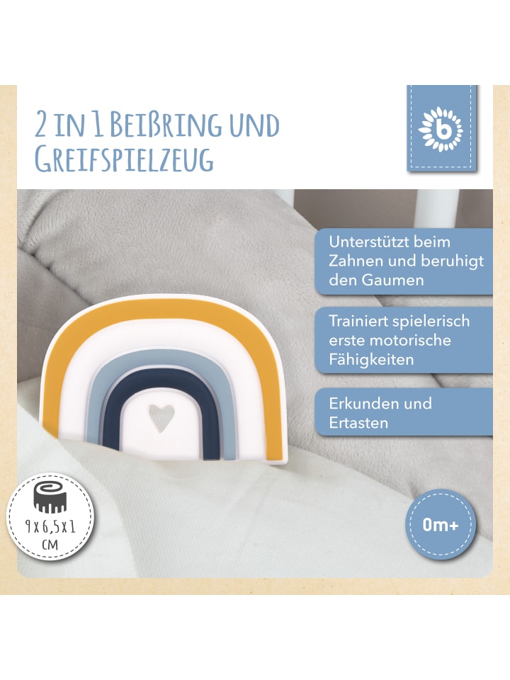Bieco Spielwaren Beißring Silikon Tor - ab Geburt in Mehrfarbig günstig kaufen onesize