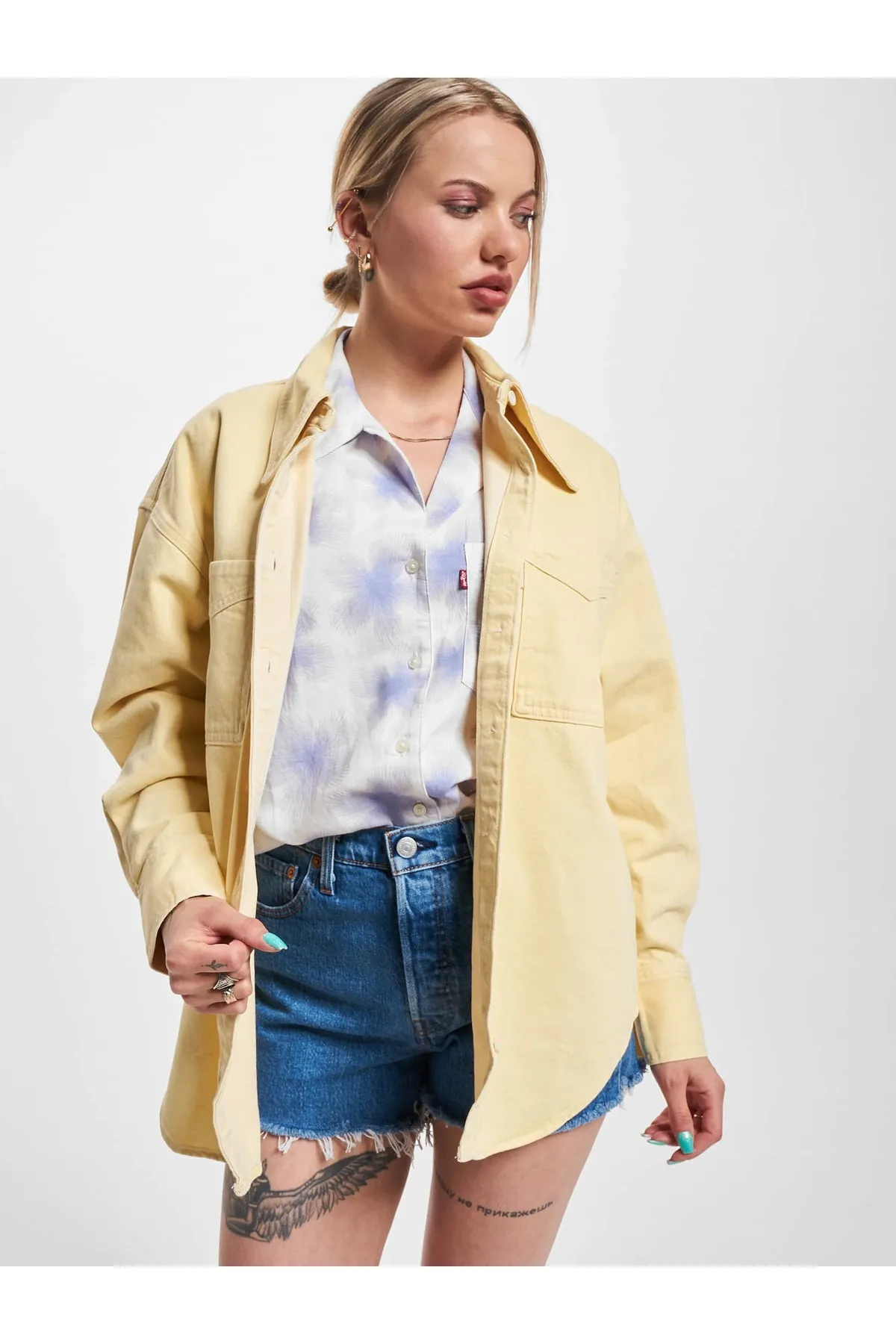 Levi&'s  Damen Levis Jadon Denim Langarmhemd