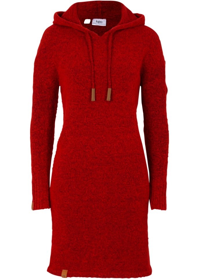 Strickkleid mit Kapuze