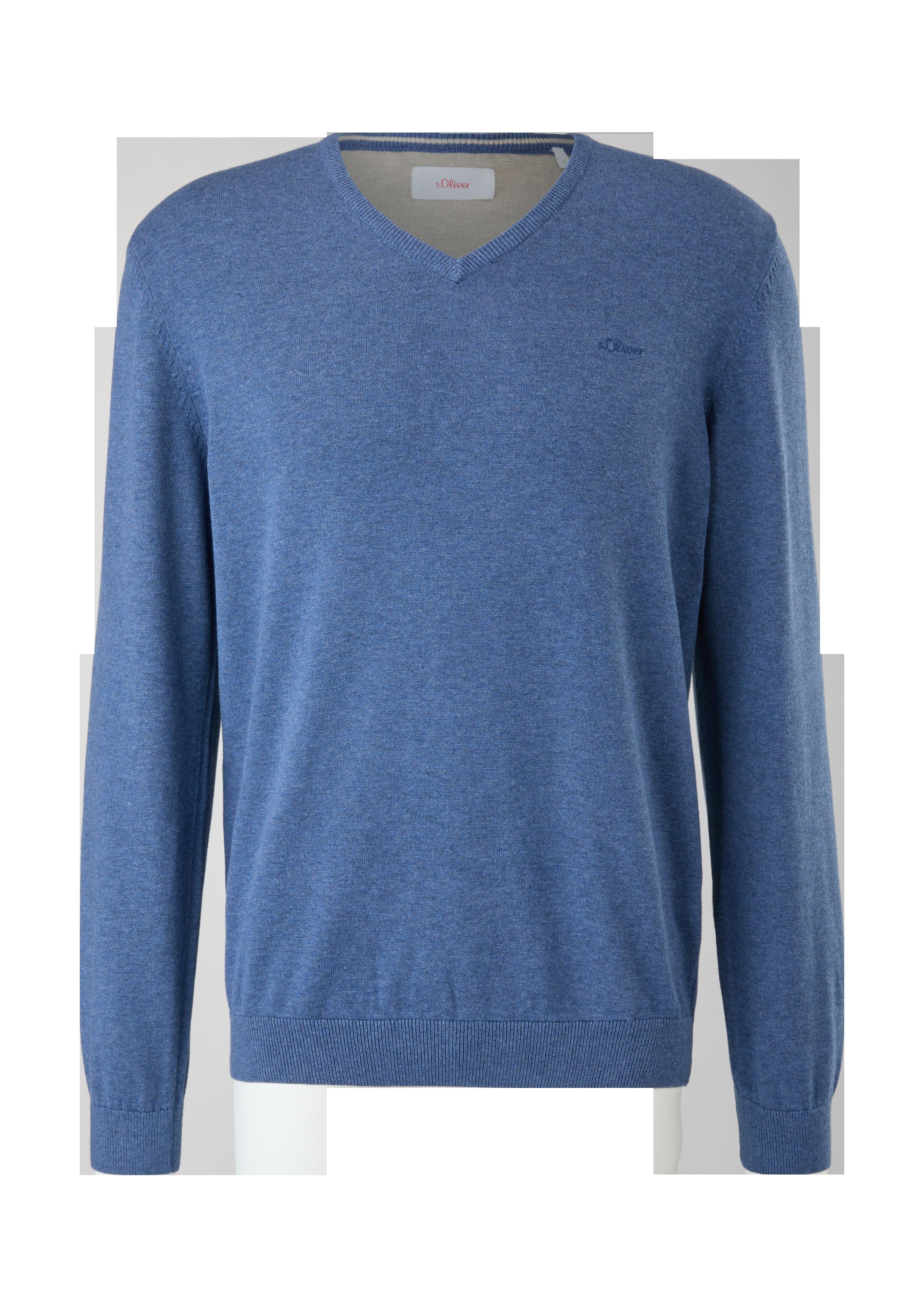 Feinstrickpulli mit V-Ausschnitt  03.899.61.7623-57W1