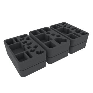 ** % SALE % ** Feldherr Schaumstoff-Set für Warhammer Underworlds: Nightvault - 8 Kriegerscharen + arkane Gefahren