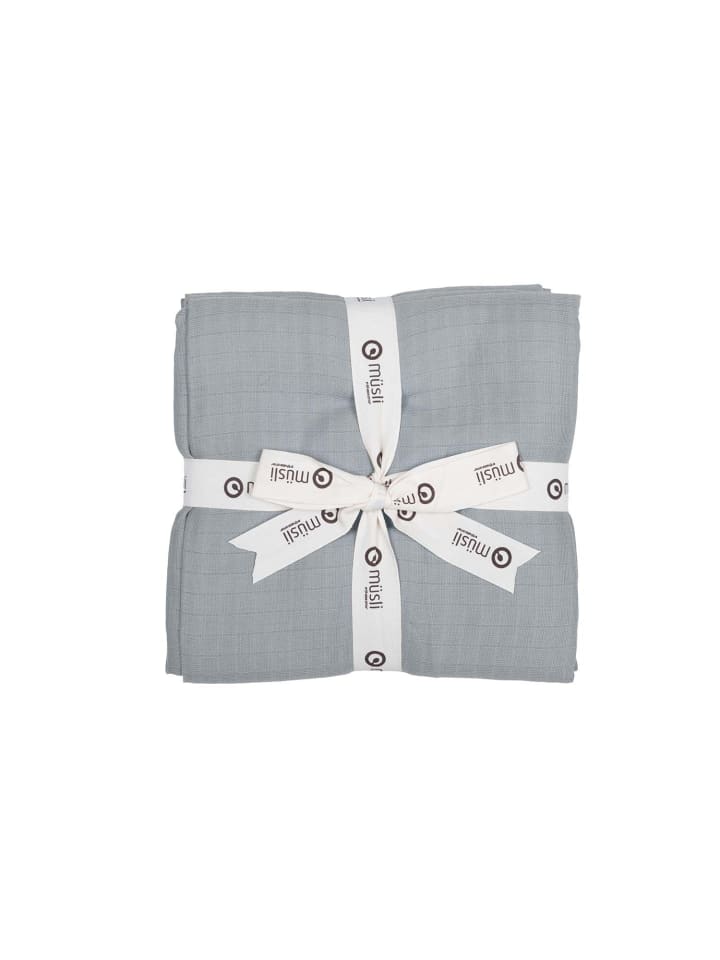 müsli Pucktuch 2er-Pack in Jasmin blue günstig kaufen 75 x 75 cm