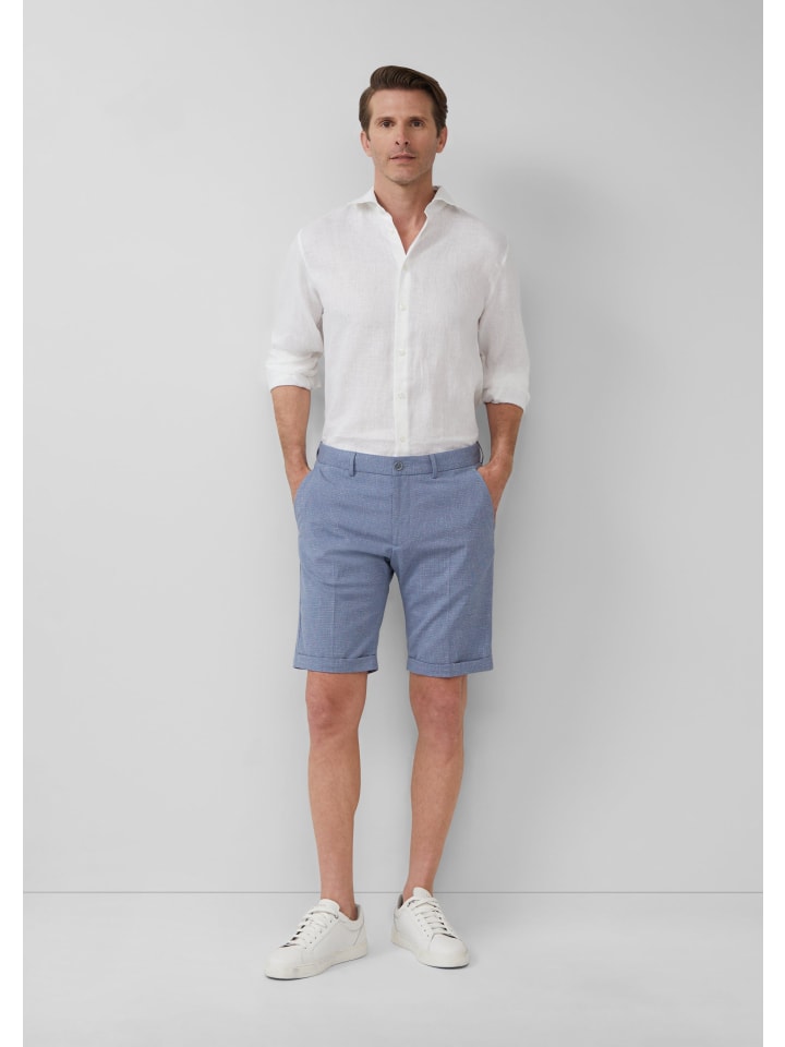 s.Oliver BLACK LABEL Bermuda keine Beinlänge in Blau günstig kaufen