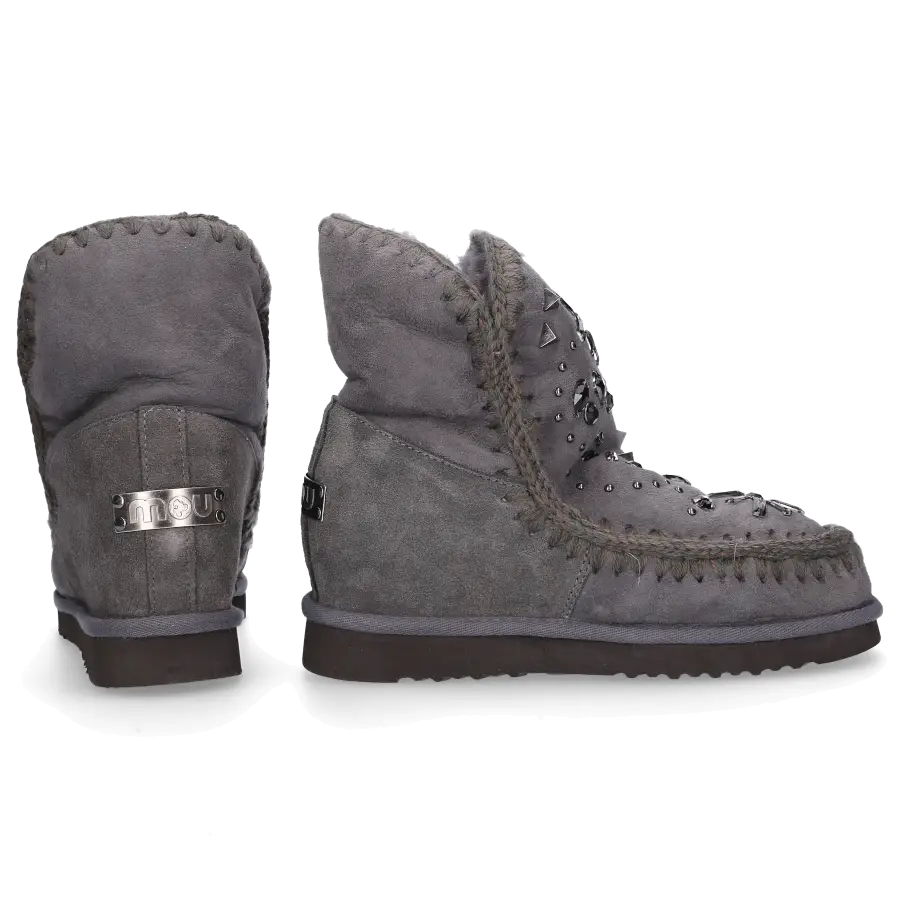 MOU - Snowboots NEW STONES gefüttert - grau