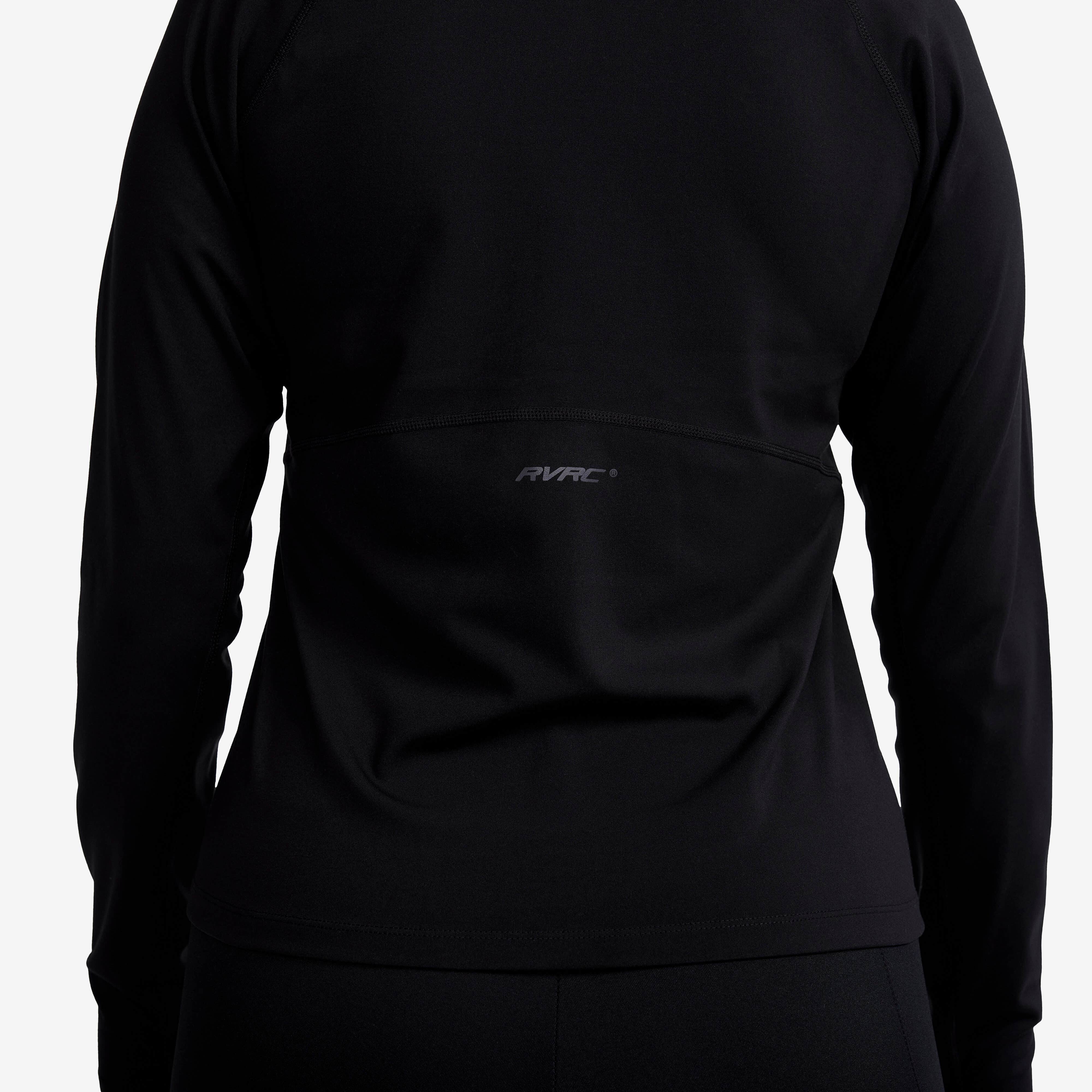 Prep Half-zip Top Femme Black