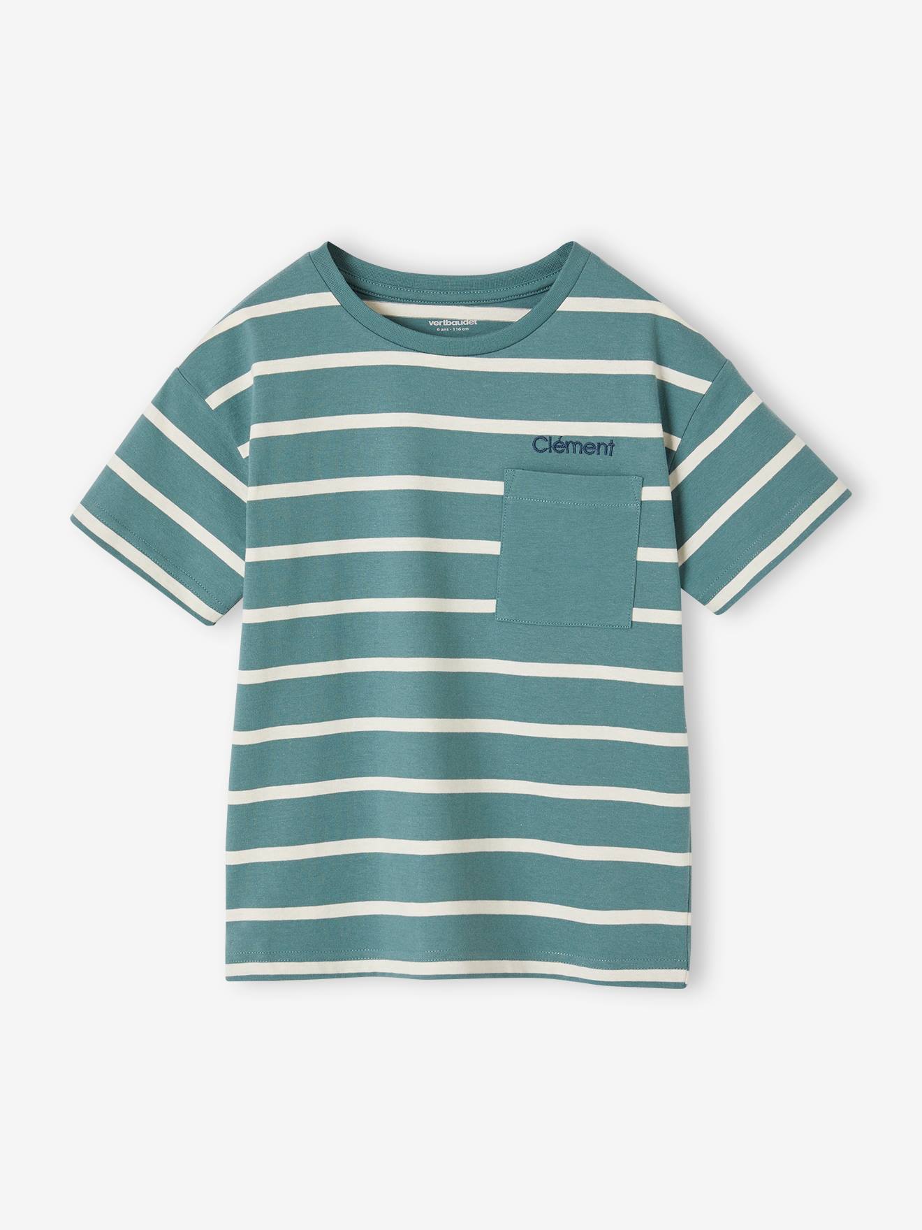 Vertbaudet Jungen T-Shirt, personalisierbar - ocker