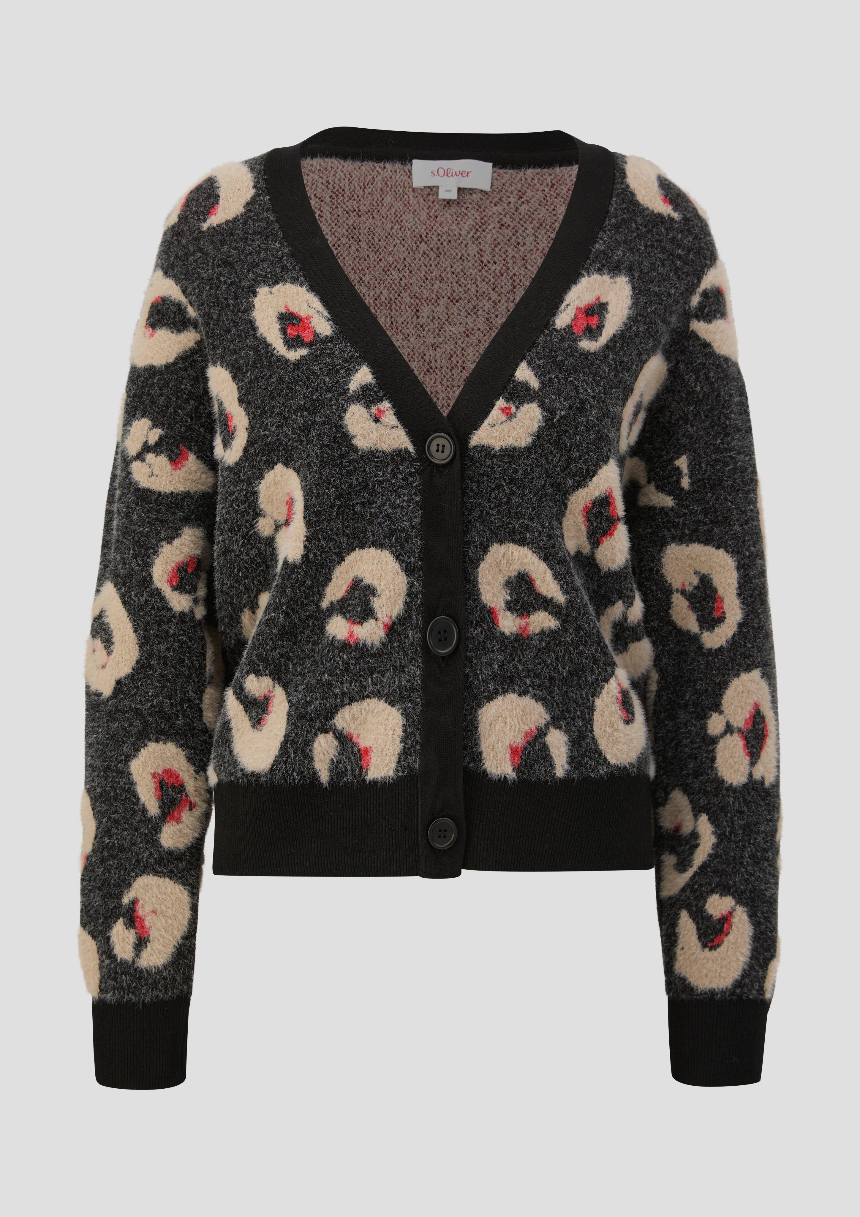 Cardigan mit Leo-Muster  2137597-99B1