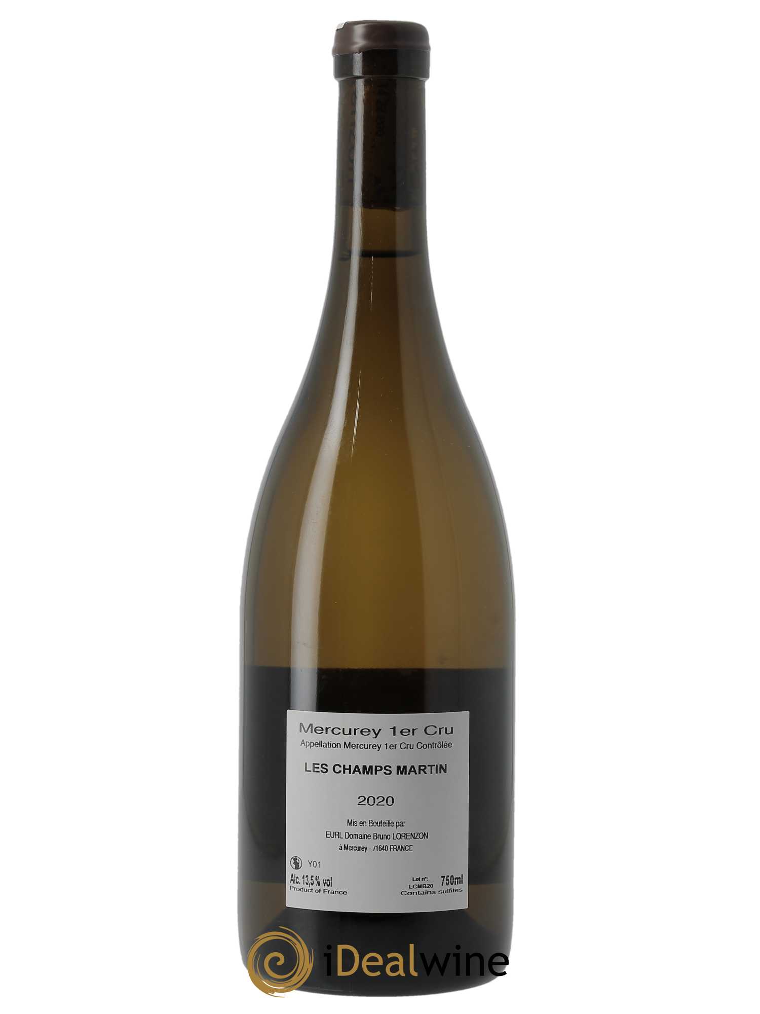 Mercurey 1er Cru Les Champs Martin Bruno Lorenzon  2020 - Lot de 1 Bouteille