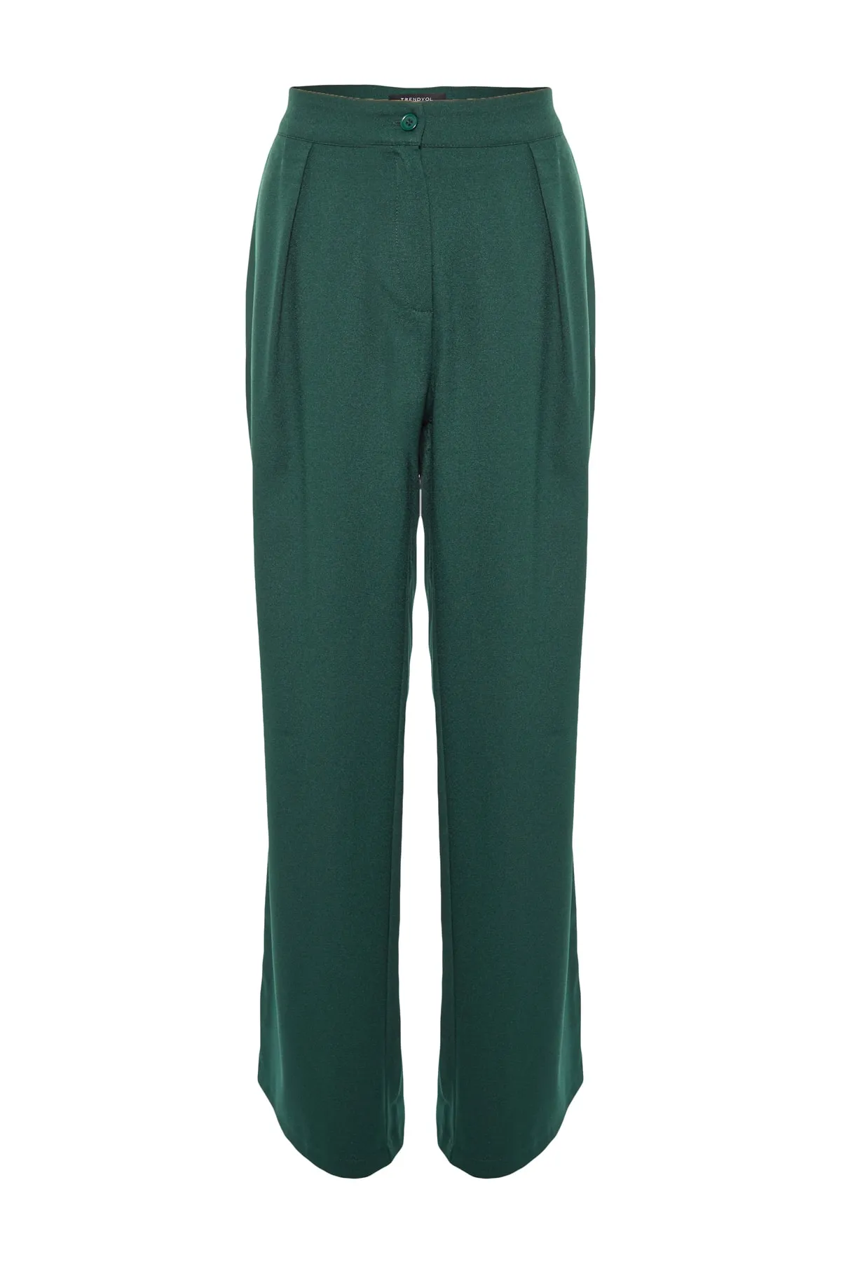 Trendyol Collection  Grüne Webhose mit weitem Bein TWOAW23PL00174