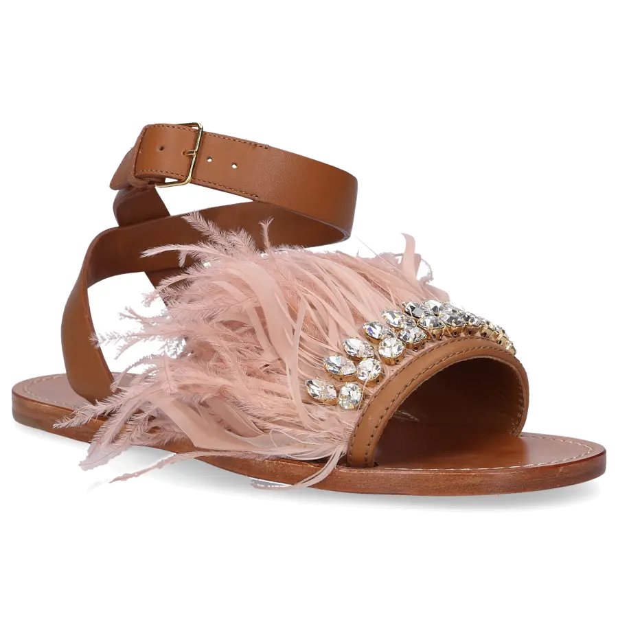 Miu Miu - Riemchensandalen - braun