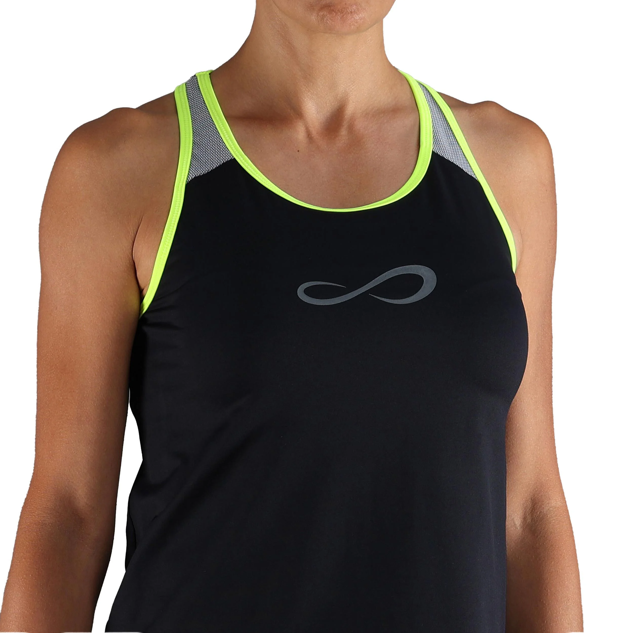 Speed II Tank-Top Damen - Schwarz, Gelb