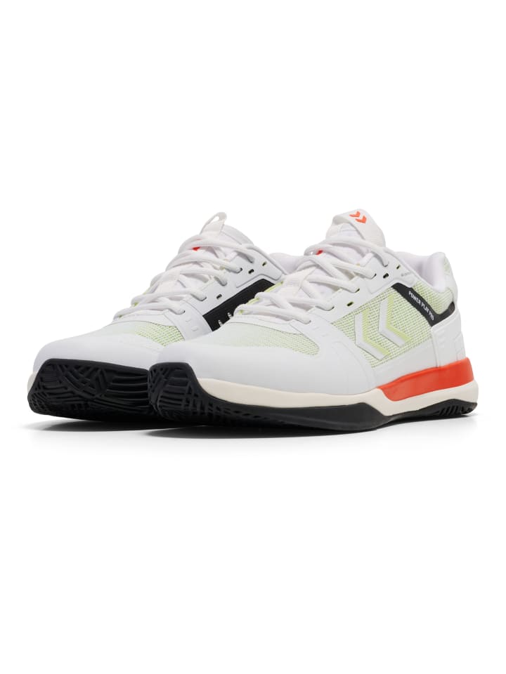 Hummel Hummel Hallenschuh Power Play Erwachsene in BRIGHT WHITE/SHARP GREEN günstig kaufen