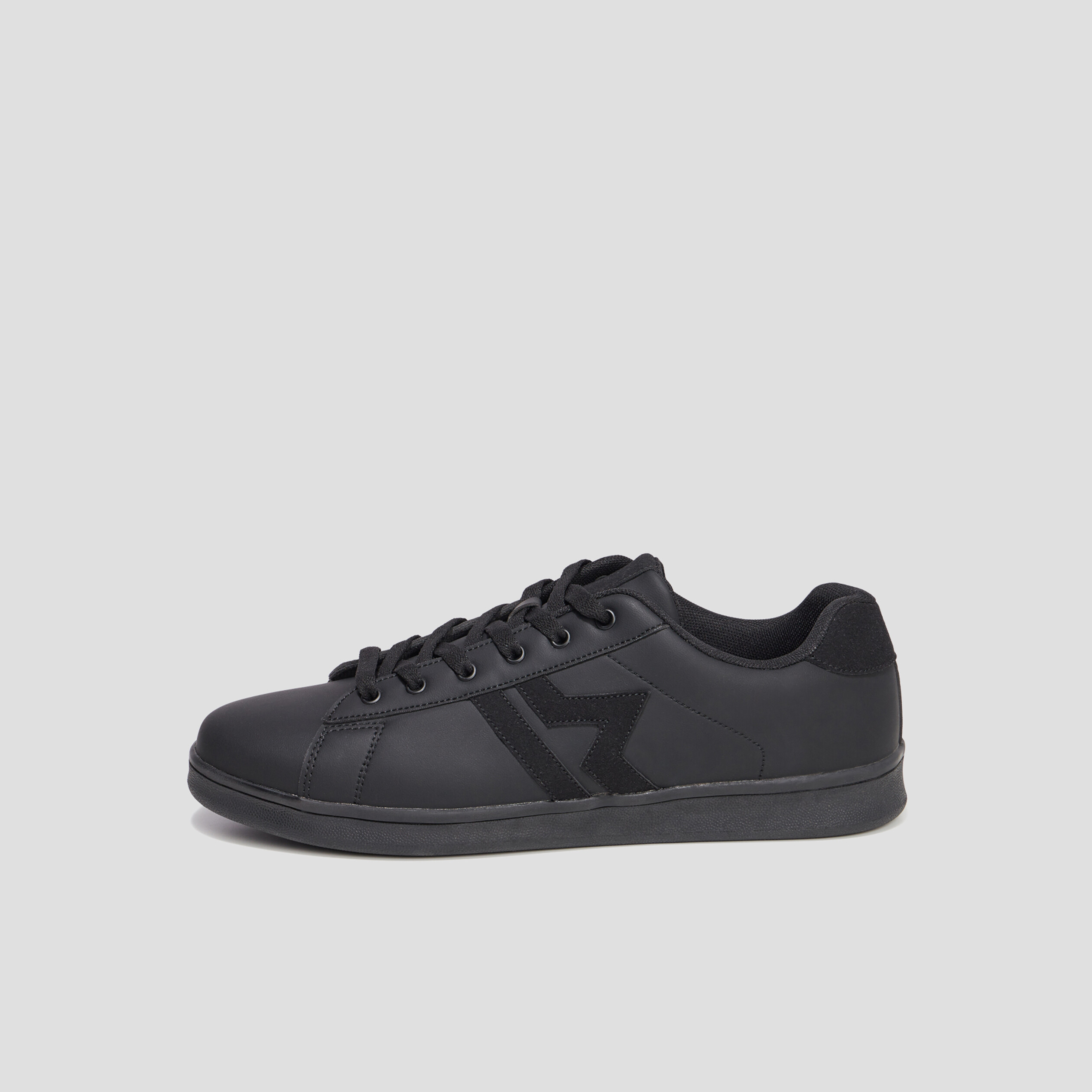 Tennis basses à lacets Creeks Thisto noir homme | La Halle