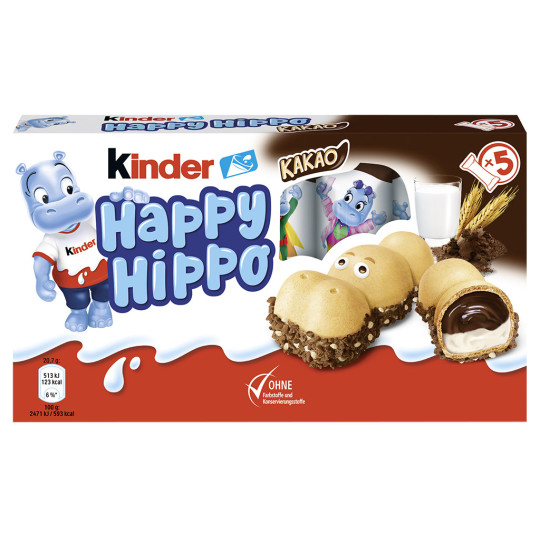 Ferrero Kinder Happy Hippo Kakao 103G