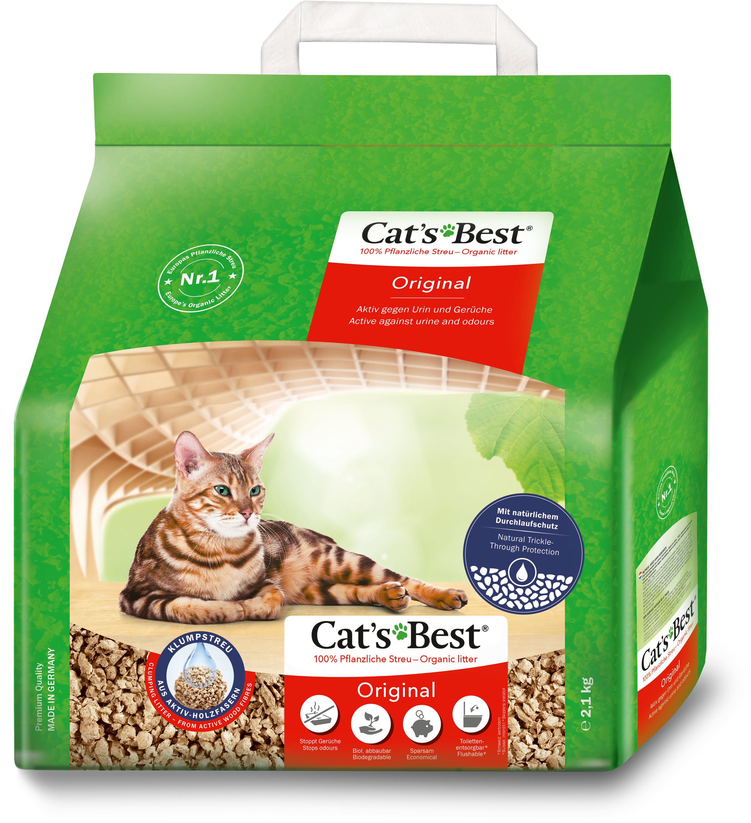 Cat's Best Katzenstreu Cat's Best Original 2,1 kg